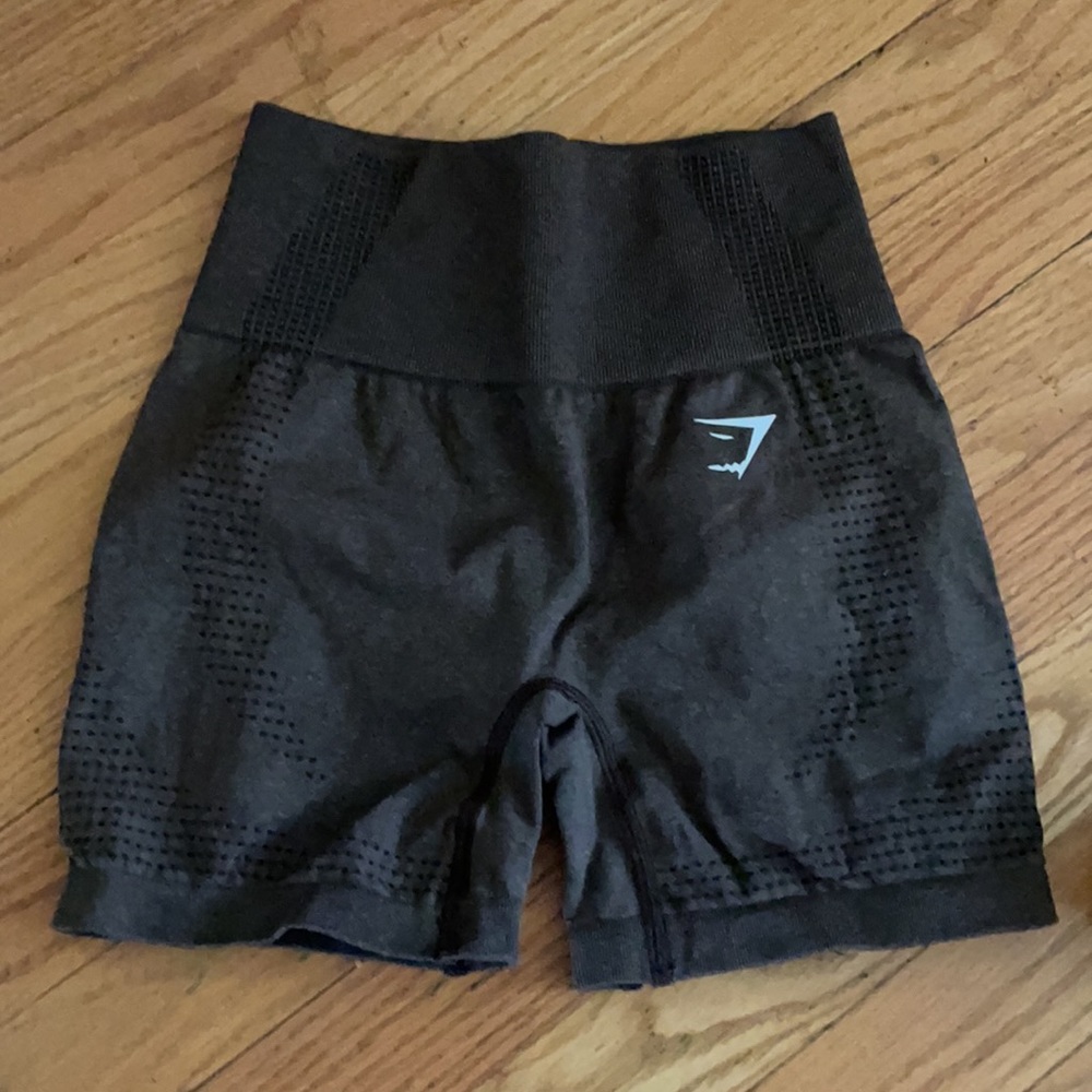 Gymshark Vital Seamless 2.0 Shorts (Brown Marl) - extra small